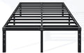 Hafenpo 12 Inch Full Bed Frame, Under Bed Storage, Black