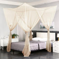 Mengersi Mosquito Net for Bed Canopy,Four Corner Post Canopy Bed Curtains for Full/Queen/King Size Bed,Bed Curtains for Patio Indoor Outdoor Net