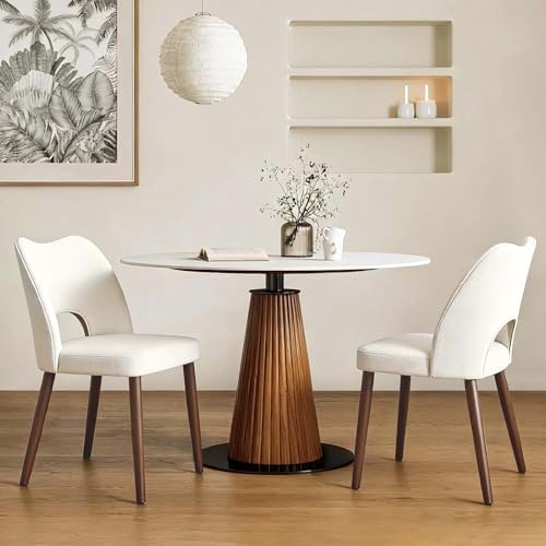 GarveeHome Dining Chairs Set of 4, Modern Hollow Back Dining Room Chair