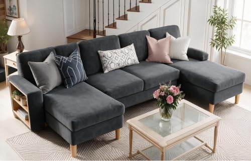 YITAHOME 109"Sectional Couches for Living Room,U Shaped Couch w/4 Seat Sofa