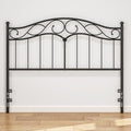 Queen Size Headboard Only, Vintage Metal Headboard for Queen Bed Black