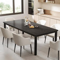 GarveeHome 78in Industrial Dining Table for 6-8 People, Long Kitchen Table