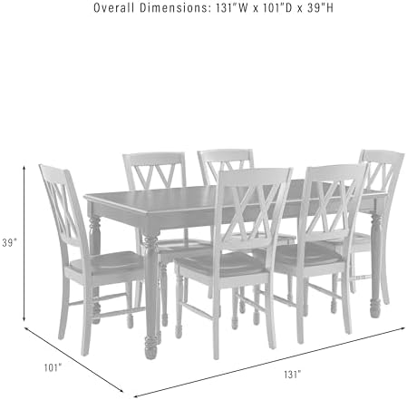 Crosley Furniture Shelby 7-Piece Dining Set