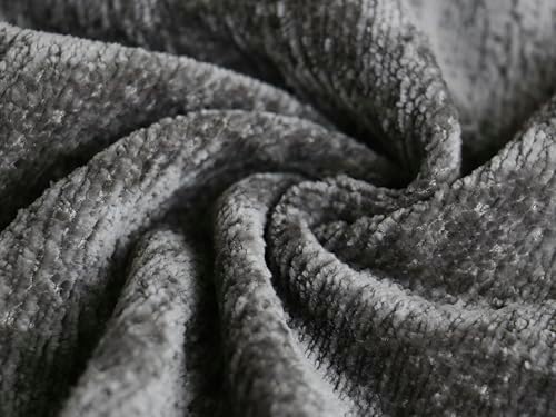 U-Shaped Sectional Couches for Living Room | 112 Inch Modern Sectional Couch | Dark Grey Chenille Sofa with Double Chaise for Apartment
