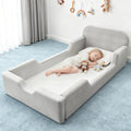 Toddler Floor Bed, No Assembly Needed - Super Soft Full Foam Kids Bed with Removable Washable Cover for Ages 3-5 (61.8"x31.5"x18.9")