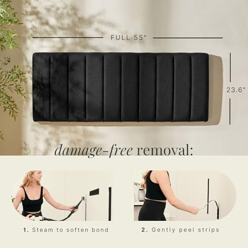 Hearth & Harbor Wall Mounted Full Headboard Only, Bed Headboard Full Size