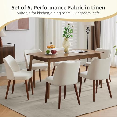 GarveeHome Wooden Dining Chairs Set of 4,Farmhouse Kitchen Chairs