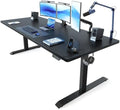 FEZIBO Standing Desk 71 × 37 Inch Electric Height Adjustable, Black