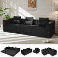 COMAX Futon Sofa Bed, Convertible Sofa Bed, Folding Boneless Couches