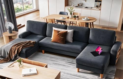 YITAHOME 109"Sectional Couches for Living Room,U Shaped Couch w/4 Seat Sofa
