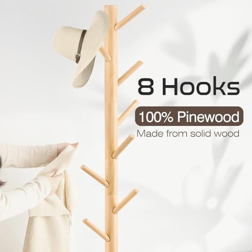 WANGMUXIA Freestanding Coat Rack