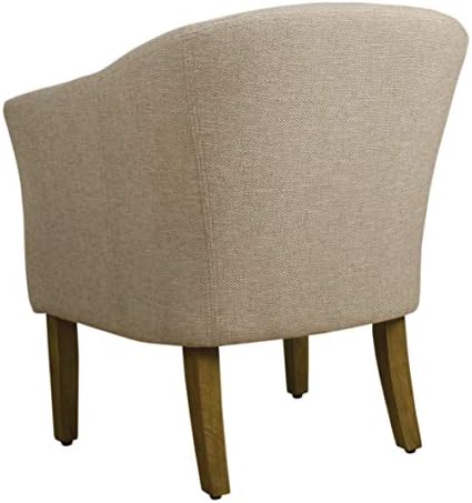 HomePop Barrel Accent Chair - Light Brown