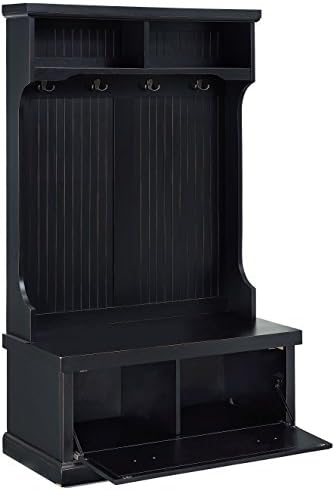 Crosley Furniture Seaside Hall Tree, Shoe Rack Bench
