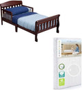 Delta Children Canton Toddler Bed & Toddler Mattress, Cherry