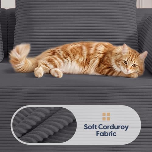COMAX Convertible Futon Sofa Bed, 59" Folding Boneless Loveseat Small Couch