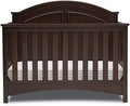 Delta Children Perry 6-in-1 Convertible Crib - Greenguard Gold Certified, Walnut Espresso
