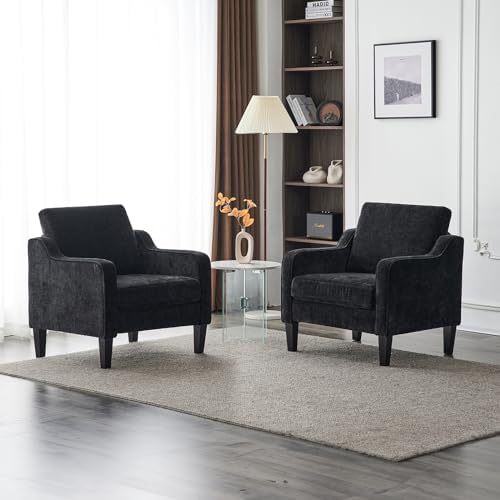 VINGLI Accent Chairs Set of 2, Modern Traditional Armchair for Living Room