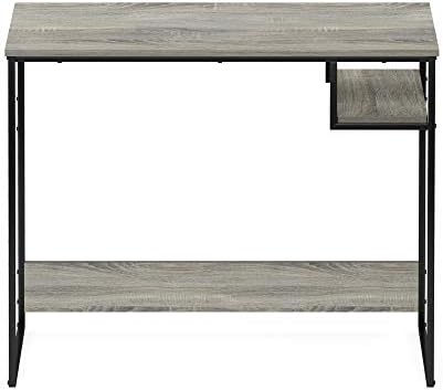 Furinno Moretti Lifestyle Study Desk, 35 Inches, French Oak Grey
