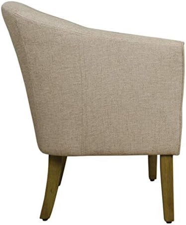 HomePop Barrel Accent Chair - Light Brown
