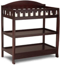 Delta Children Infant Changing Table with Pad, Espresso Cherry