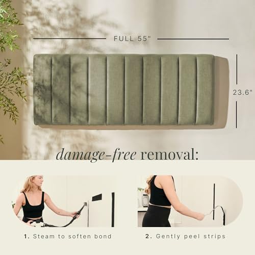 Hearth & Harbor Wall Mounted Full Headboard Only, Bed Headboard Full Size