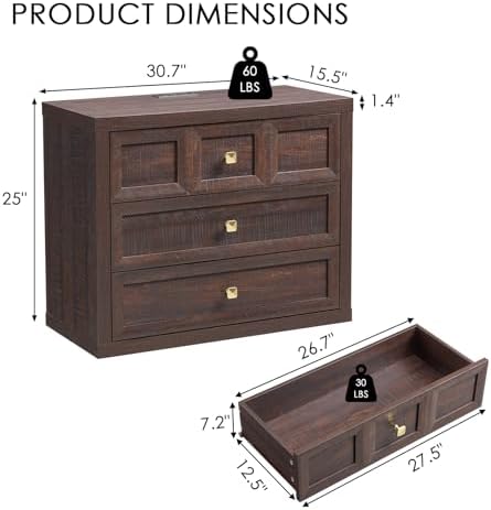 Dresser and Nightstand Sets 2 Piece for Bedroom Set Furniture