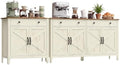 VASAGLE Farmhouse Buffet Cabinet and Coffee Bar Bundle