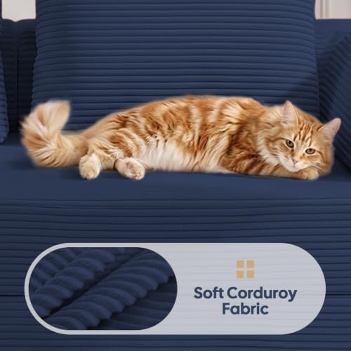 COMAX Convertible Futon Sofa Bed, 59" Folding Boneless Loveseat Small Couch
