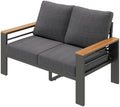 Aoxun Patio Furniture Set, Aluminum Outdoor Furniture with Oversized Seats
