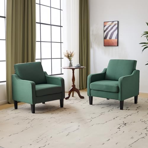 VINGLI Accent Chairs Set of 2, Modern Traditional Armchair for Living Room