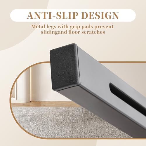 Upholstered Headboard for Full/Queen Beds - Arched Headboard & Bed Frame Mount, Adjustable Height, Velvet Tufted Modern Vertical Channel Design (Gray, Queen (U.S. Standard))