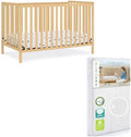 Delta Children Heartland 4-in-1 Convertible Crib & Mattress, Natural