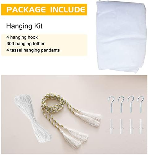 Bed Canopy Curtains Mosquito Net Bed Canopy for Full Queen King Size Bed