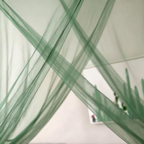 Mengersi Canopy Bed Curtains Mosquito Net for Bed Canopy, Mosquiteros para Elegant Bed Netting, Screen Mosquito Mesh for Camping Home Outdoor Travel