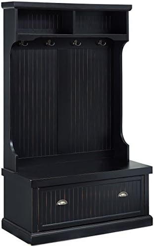 Crosley Furniture Seaside Hall Tree, Shoe Rack Bench