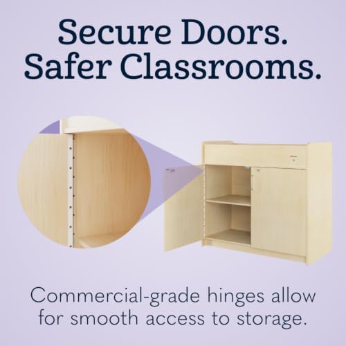 Foundations SafeSwing Daycare Changing Table, Formerly SafetyCraft, Natural