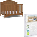 Delta Children Perry 6-in-1 Convertible Crib & Mattress, Chestnut