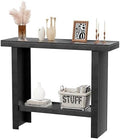 Console Table, 39.3" Rectangular Modern Entryway Table with Storage