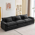 Oprisen 120" Modular Sectional Sofa, Comfy 3 Seater Deep Cloud Couch