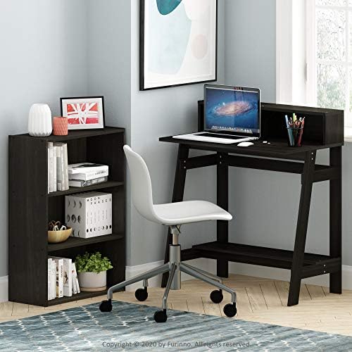Furinno Simplistic 31-Inch Compact Computer Desk, Black Espresso