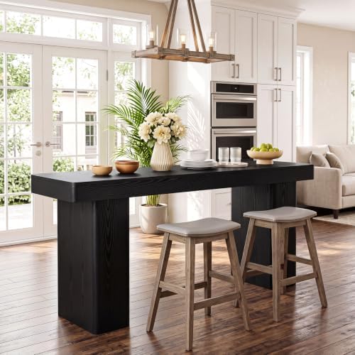 Tribesigns 70.9" Extra Long Bar Table, Modern Counter Height Home Bar Table