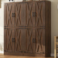 Unikito 71" Tall Kitchen Pantry Cabinet with Adjustable Shelve and Drawer | Large Wooden Farmhouse Storage Cupboard, Barn Door, Sturdy and Deep, Versatile for Dining Room, Living Room, Utility Room