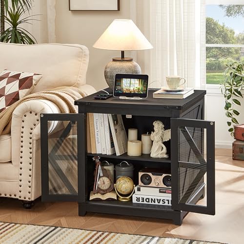 Joaxswe Farmhouse Coffee Table Set 2, End Table and Coffee Table