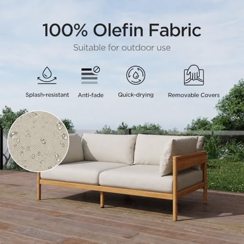 Acanva Vento Outdoor Patio Furniture Set, 5 Seats