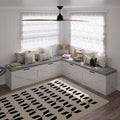 Bobve L-Shape Storage Bench with Cushion, Backless Corner Dining Bench, Kitchen Dining Nook Bench with Hidden Storage for Dining Room, Kitchen, Entryway (White+Grey)