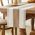 FEXIA Boho Table Runner for Fall Home Decor 12x72 Farmhouse Woven Runner
