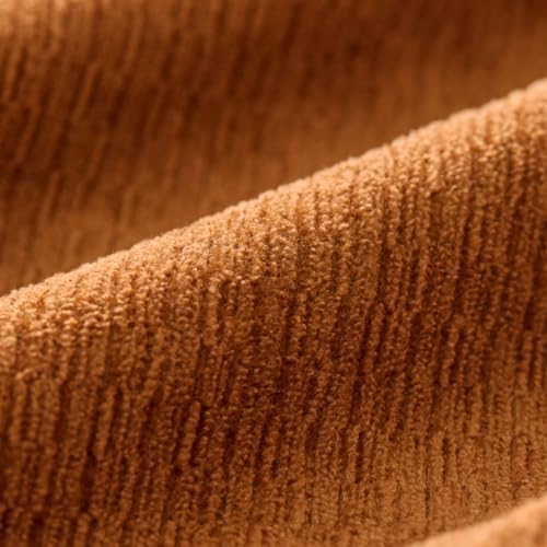 COPIAE 91 Inch Lawson Sofa with Extra Deep Seats Oversize, Water-Resistant Mid-Century 3-Seat Sofa Couch, for Living Room, Apartment, Lounge, Chenille Orange