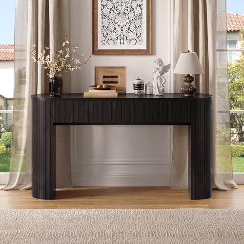 ONBRILL 55 Inch Console Table with 2 Drawers, Entryway Tables with Storage