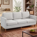 80" Chenille Sofa Mid Century Modern 3 Seater Couch for Living Room Office