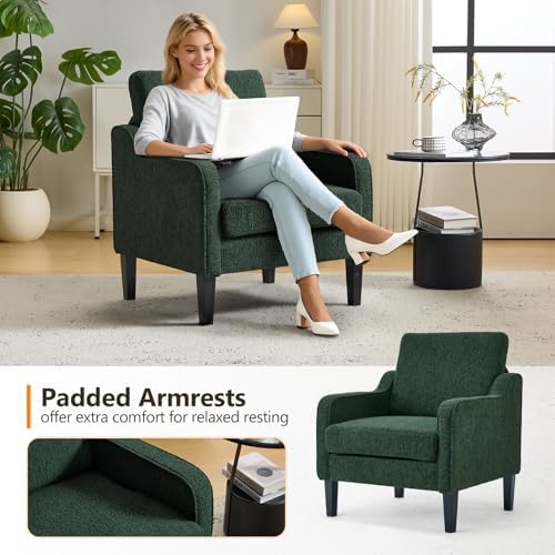 VINGLI Accent Chairs Set of 2, Modern Traditional Armchair for Living Room